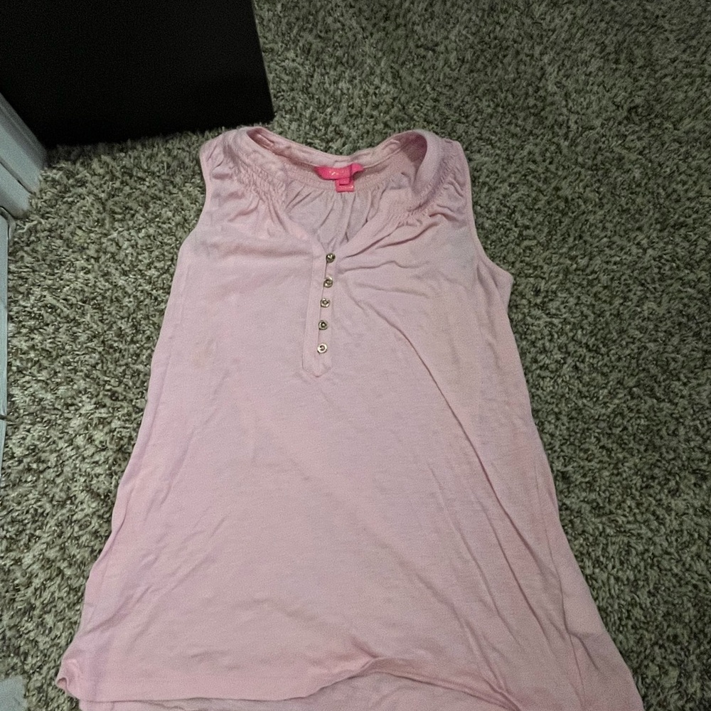Pink lily Pulitzer top